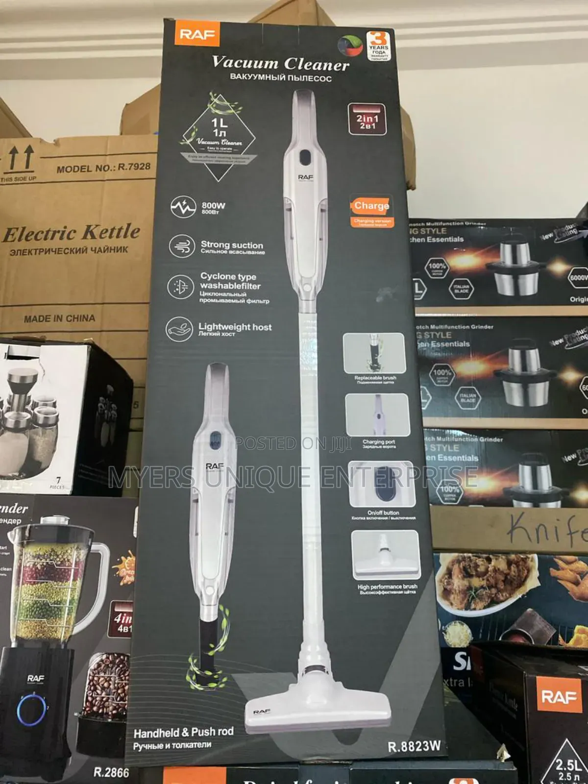 Energy Efficient Cordless Vacuum Cleaner (Rechargeable)