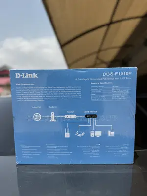 D-Link 16 Port Gigabit Unmanaged Poe Switch 2 SFP Ports