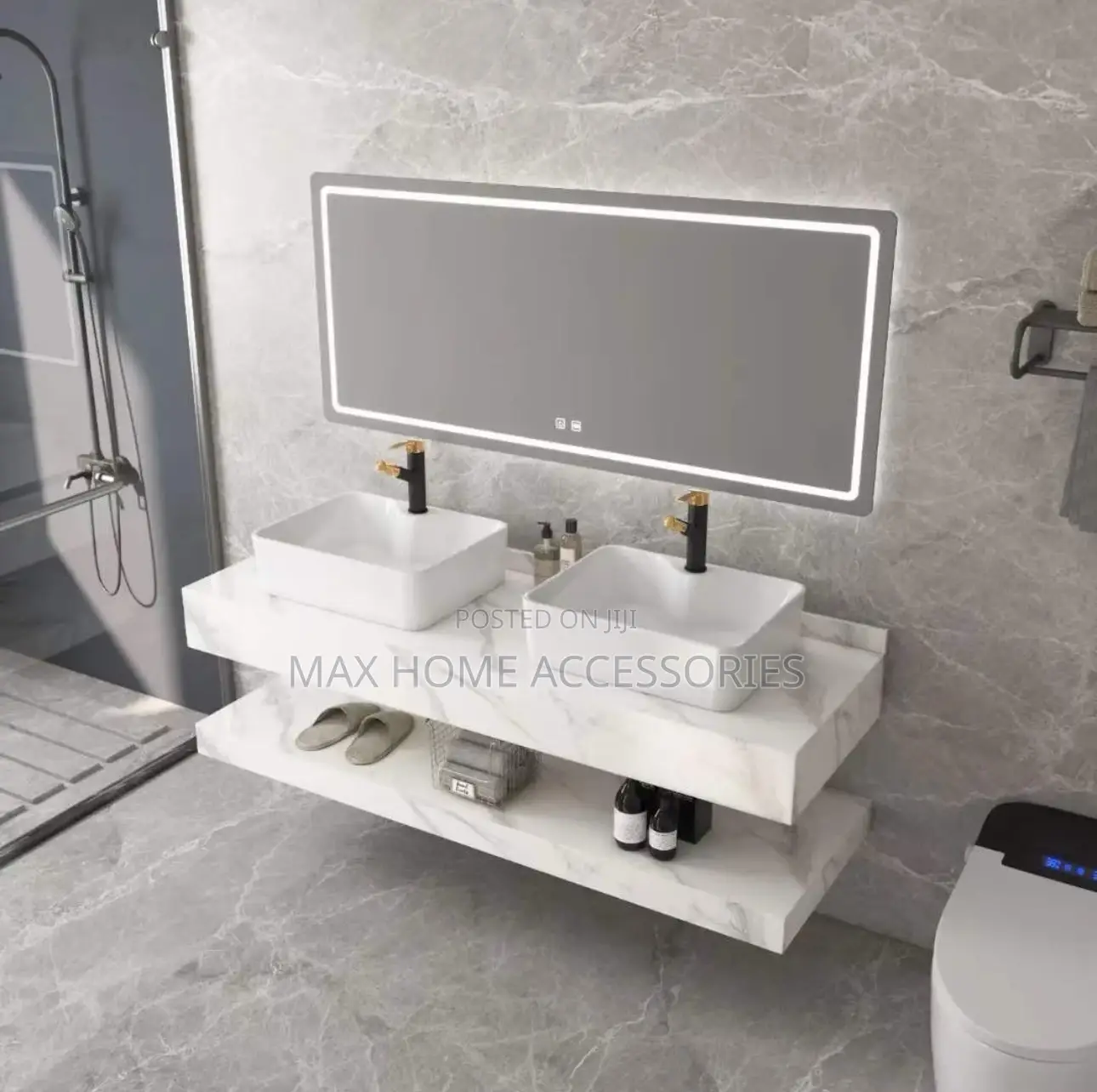 Hyshin White Cabinet Basin