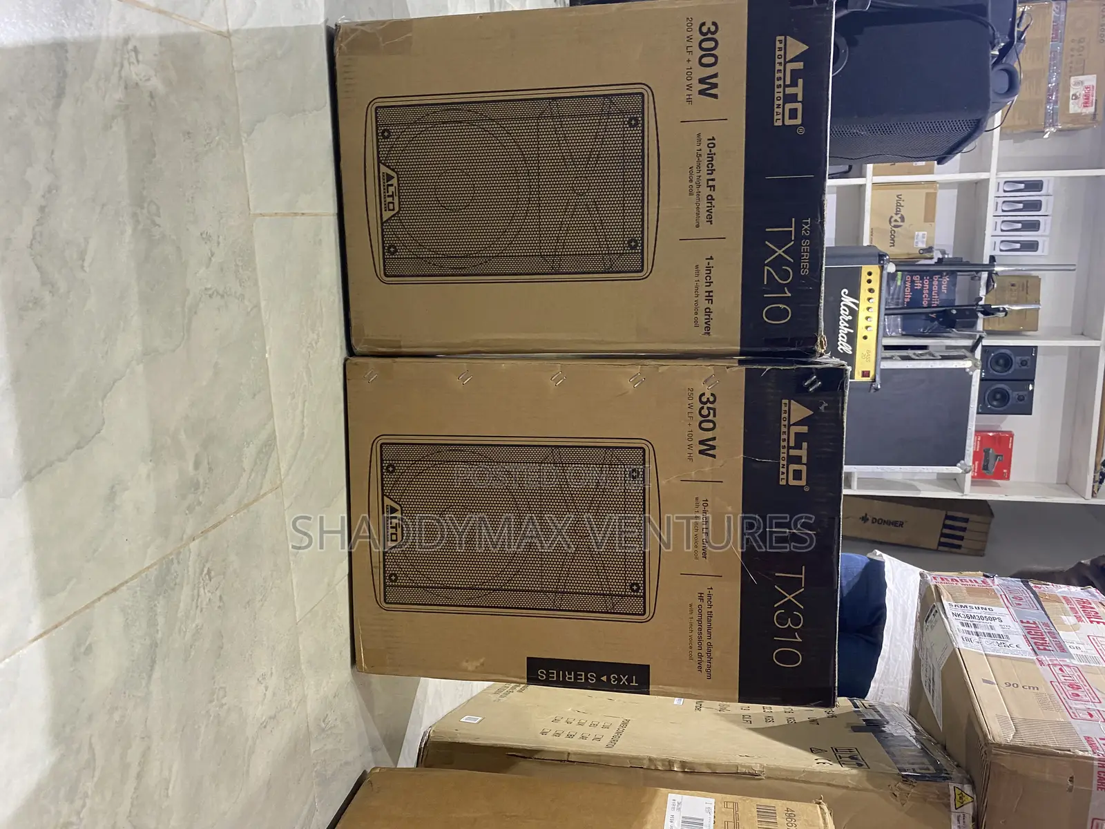 Alto Tx310 + Tx210 Active Monitors