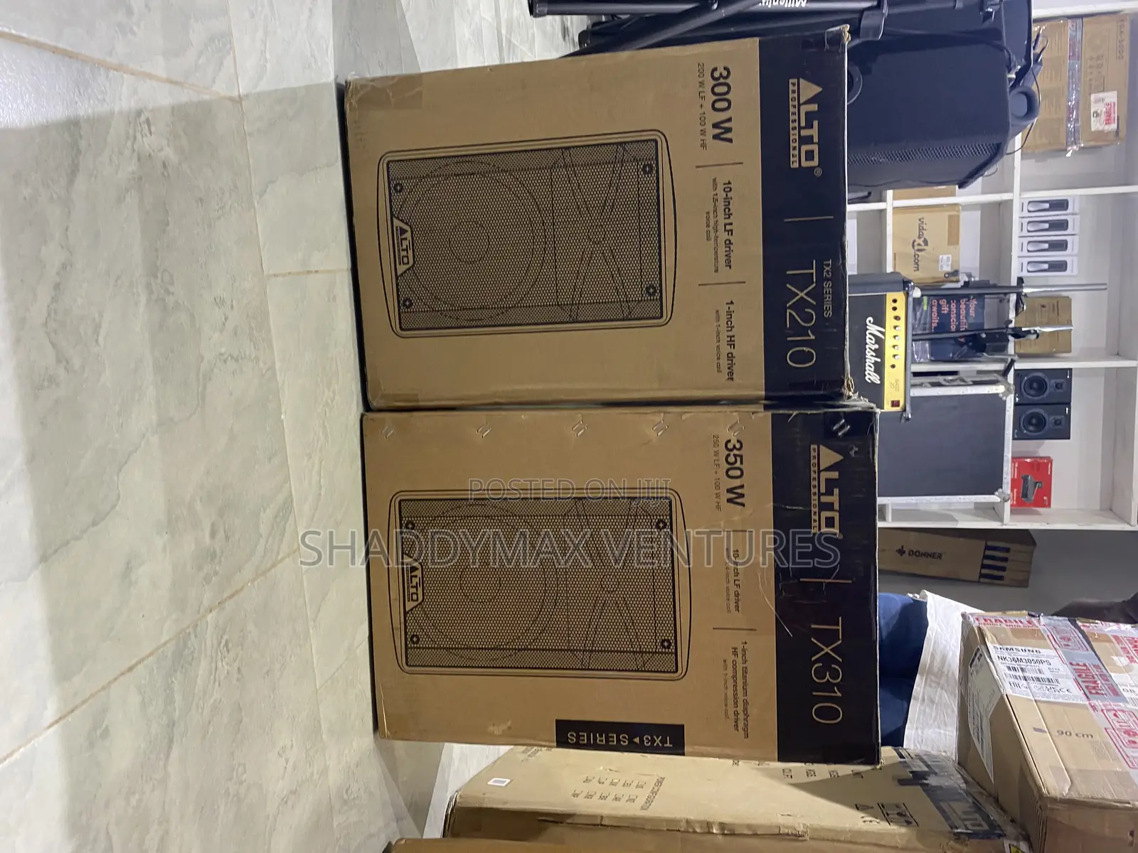 Alto Tx310 + Tx210 Active Monitors