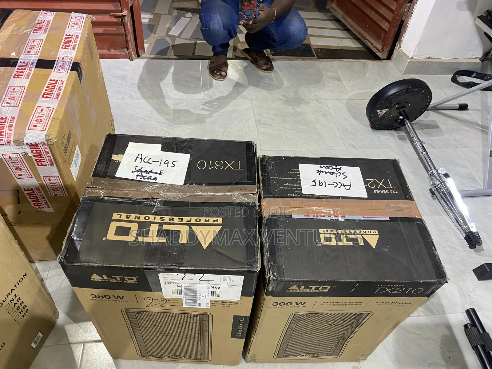 Alto Tx310 + Tx210 Active Monitors