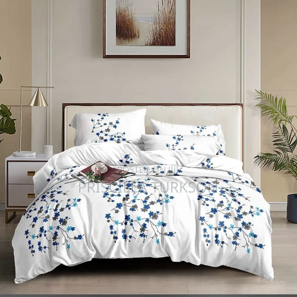 White Cotton Bedsheet