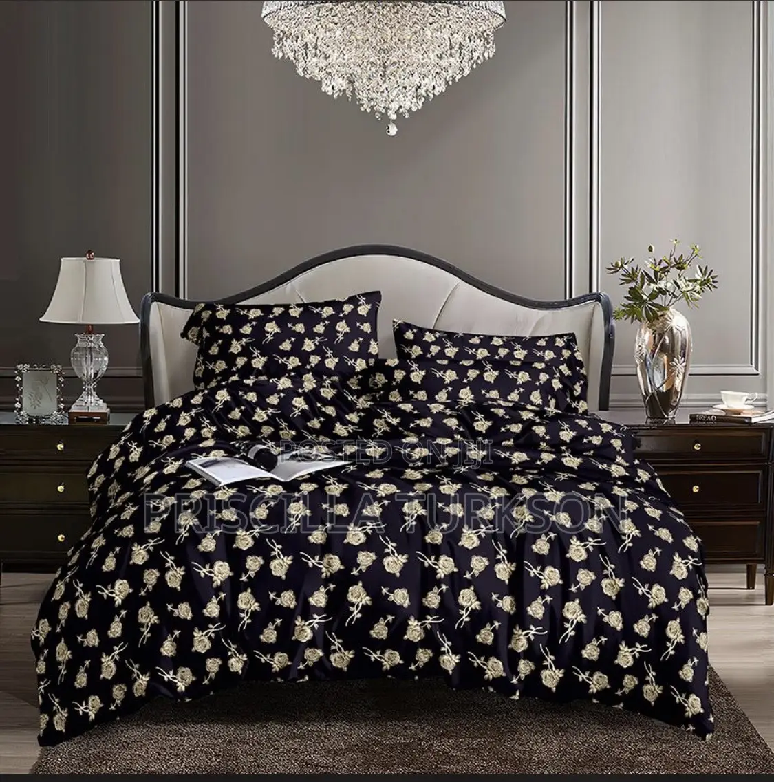 Deep Brown Bedsheets With Pillow Cases