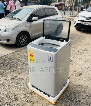 Quiet and Efficient TCL 8kg FullyAuto Washing Machine(Gray)