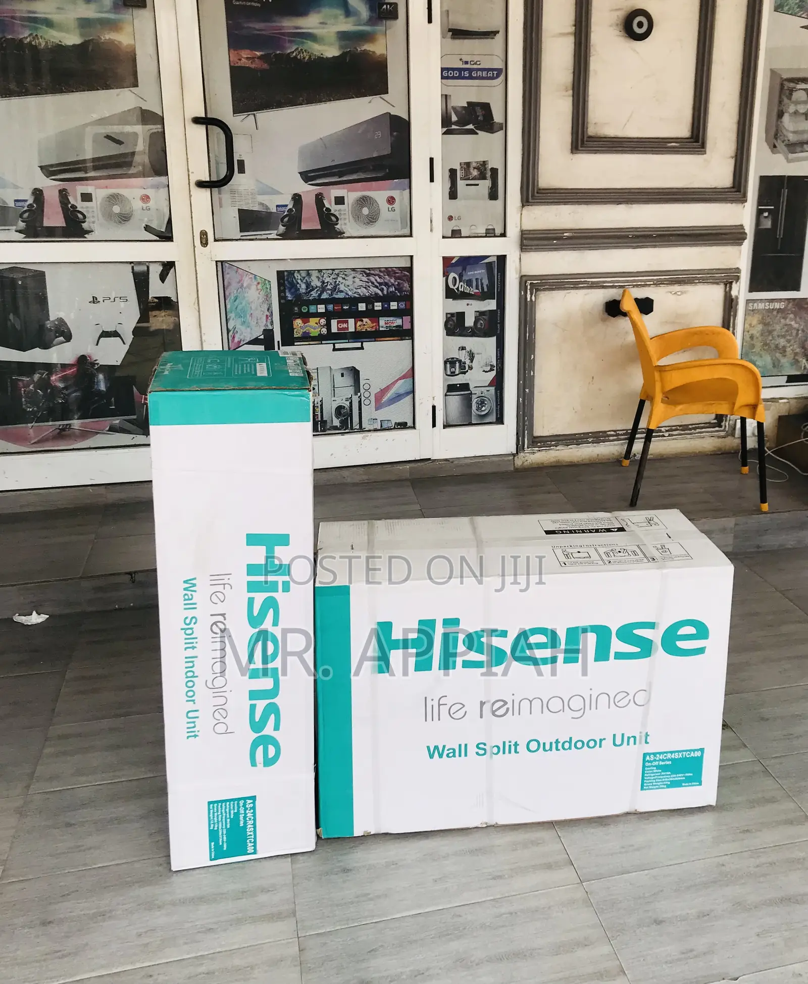 Efficient Hisence 2.0hp Non Inverter Air Conditioner.