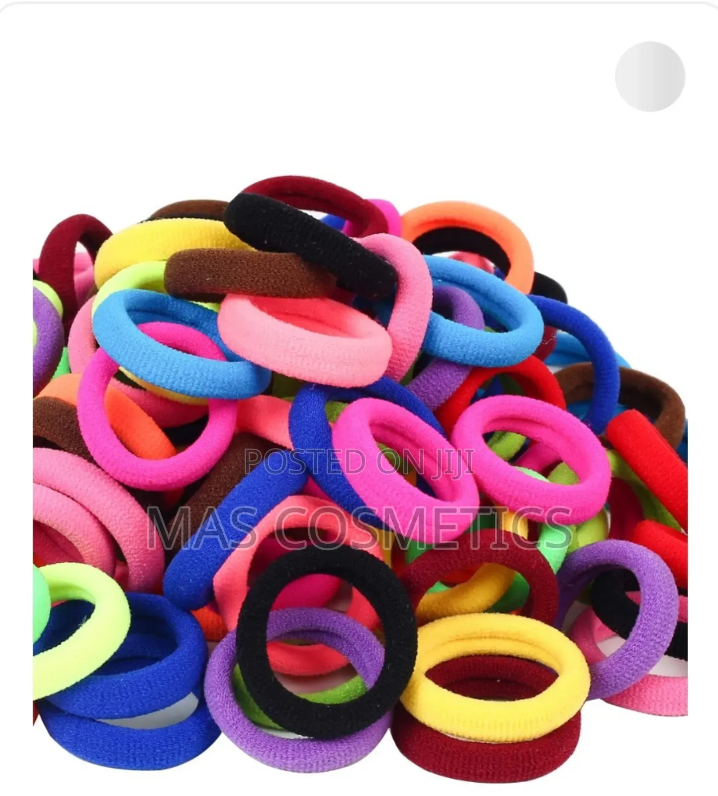 Cotton Toddler Hair Ties for Girls, Multicolor Hair Holders