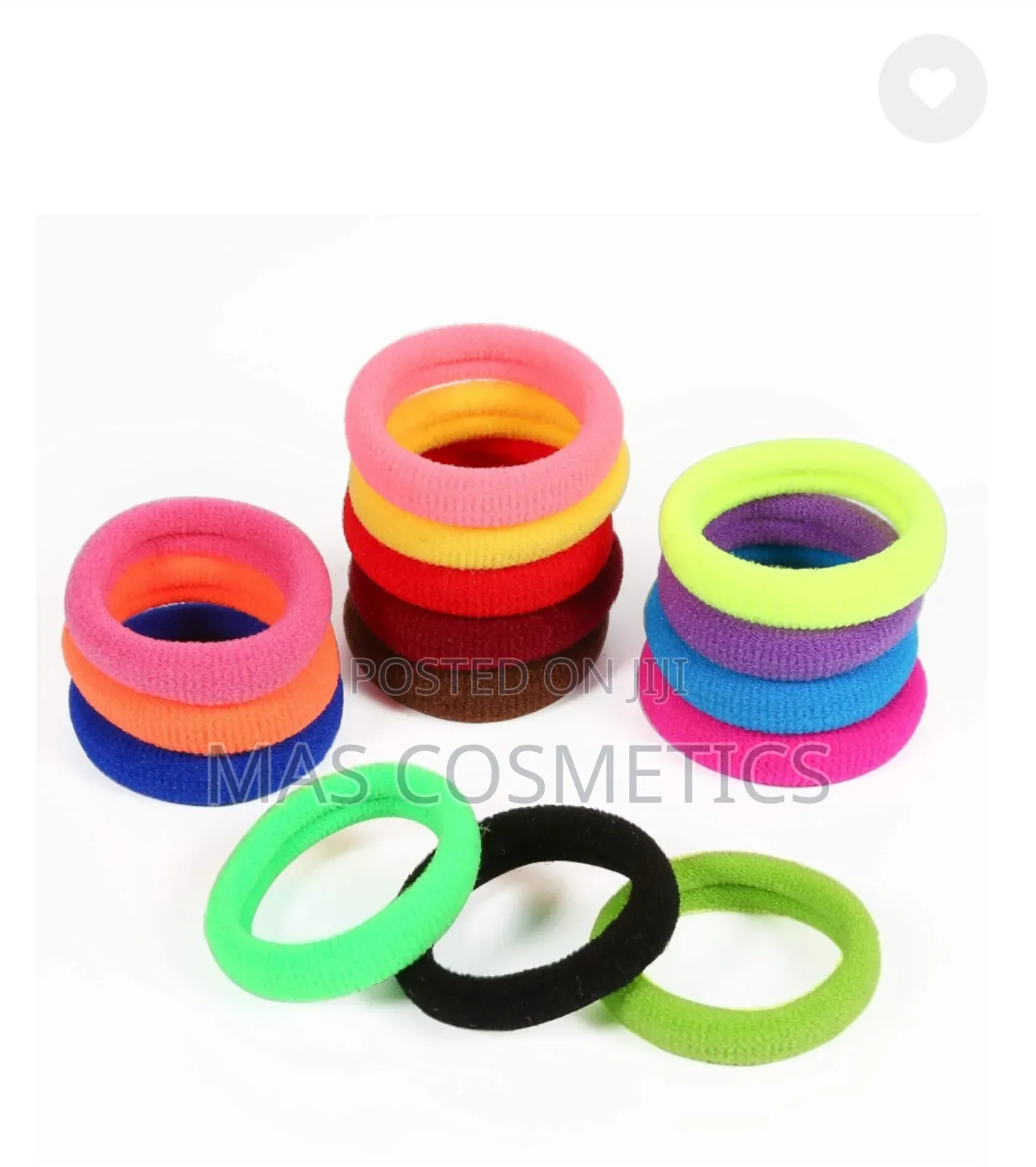 Cotton Toddler Hair Ties for Girls, Multicolor Hair Holders
