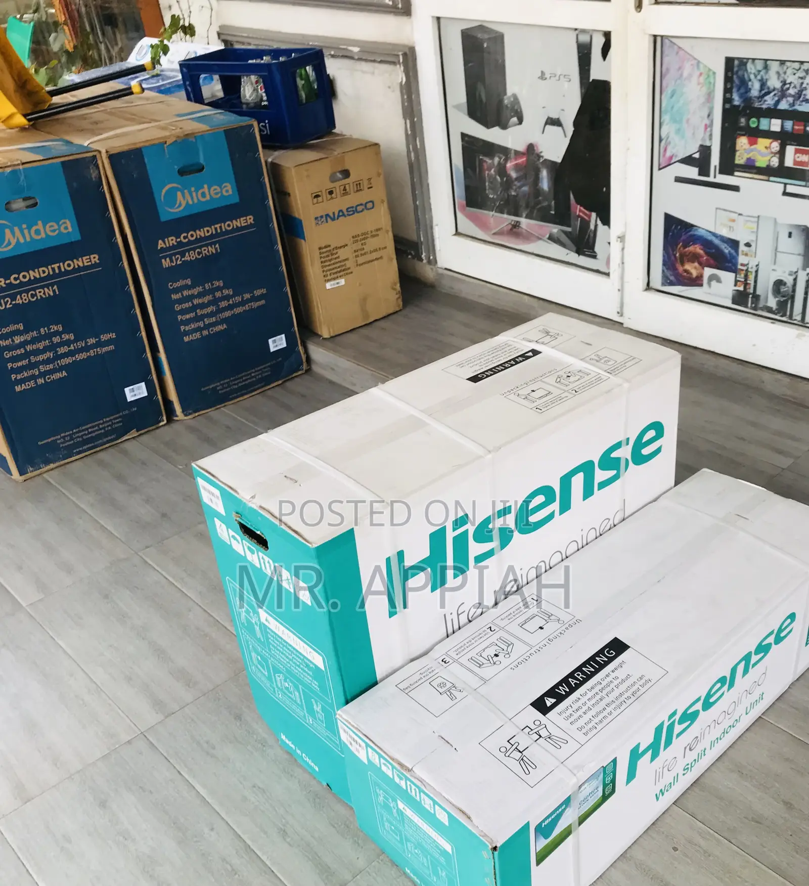 Super Slient Hisence 2.0hp Non Inverter Air Conditioner.