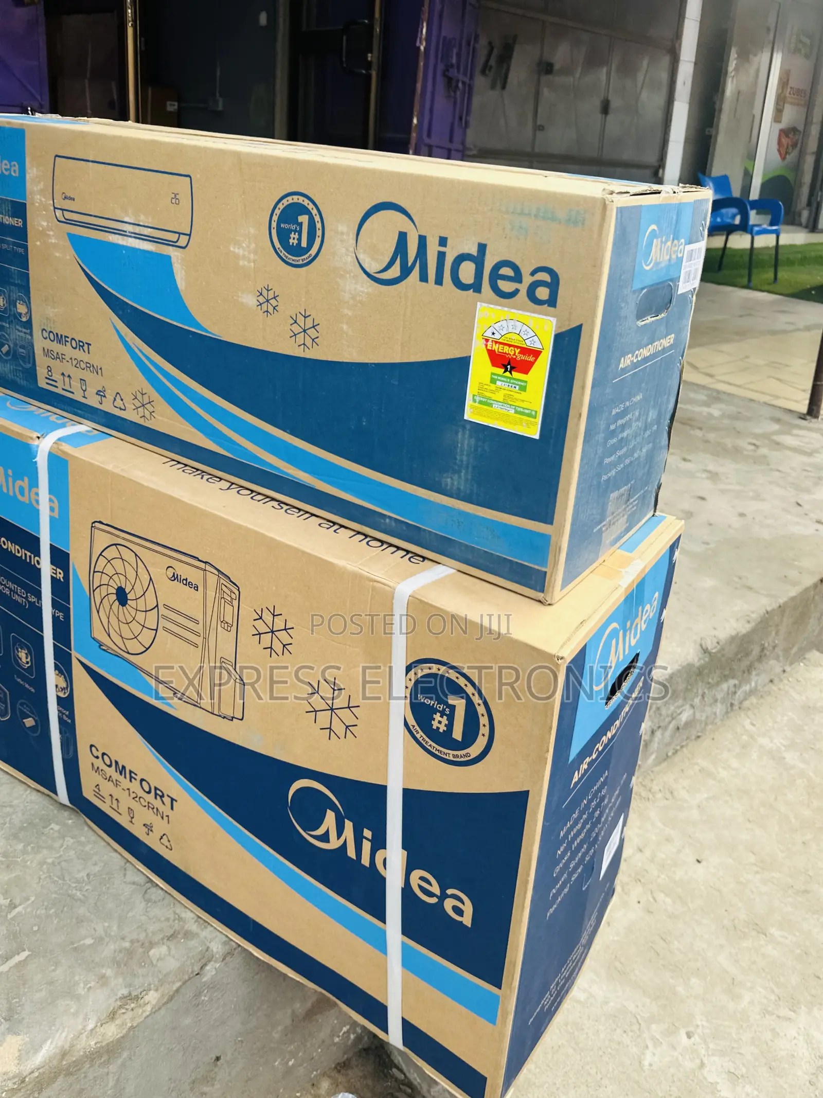 Low Noise Air Flow System Midea 1.5hp Air Conditioner