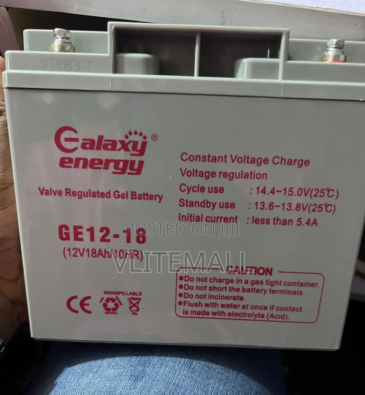 12v 18ah (10hr) Sealead Ups Battery, 12v 40ah Gel Battery