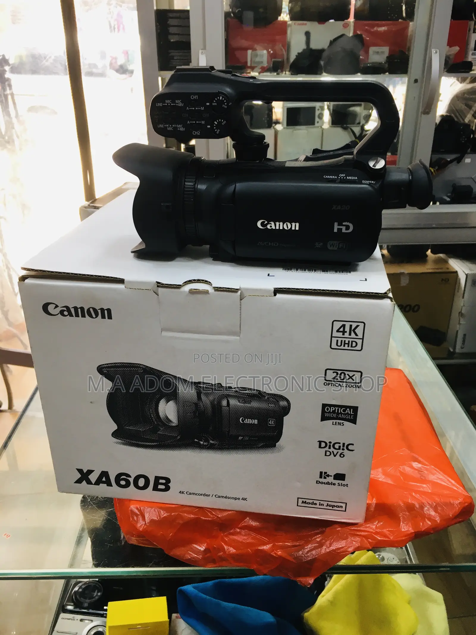 Xa60b Video Camera With Professional Audio Controls
