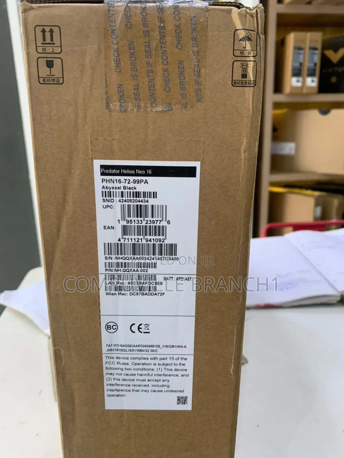 New Laptop Acer Predator Helios Neo 16 16GB Intel Core I9 SSD 1T
