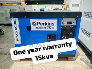 Unsullied 15kva Perkins Diesel 13000watts Silent Generator