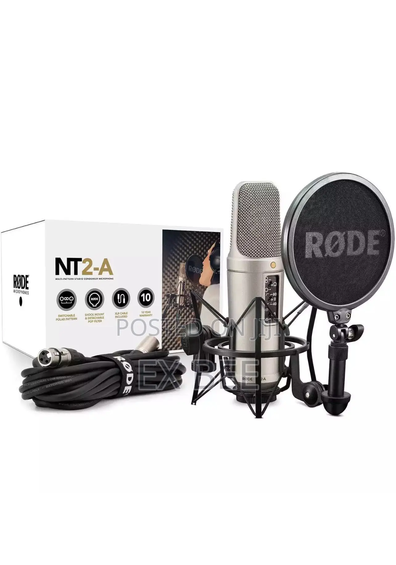 Rode Nt2-a Large-Diaphragm Multipattern Condenser Microphone
