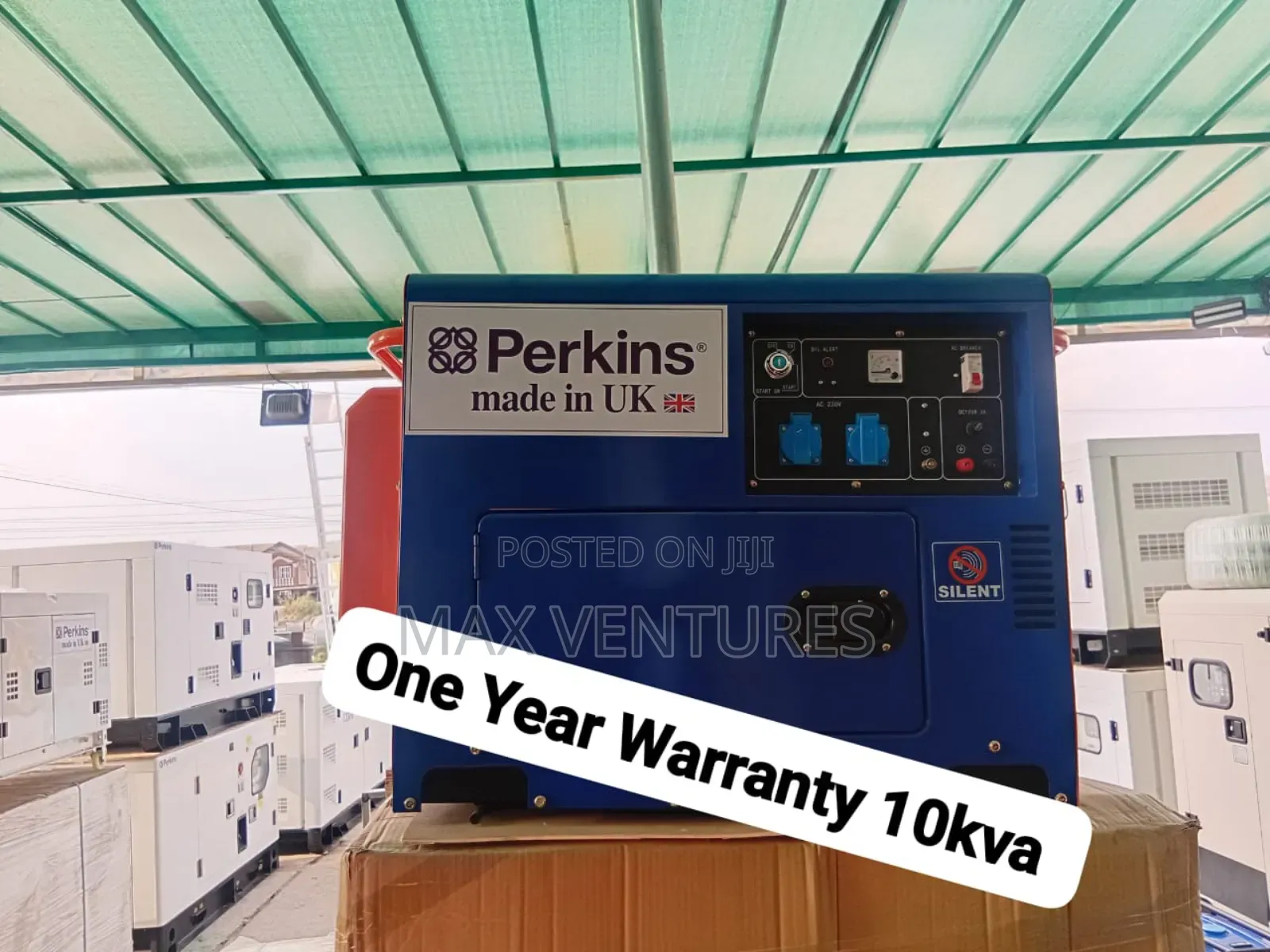10kva Perkins Diesel Generator Emergency Power Gen 10kva