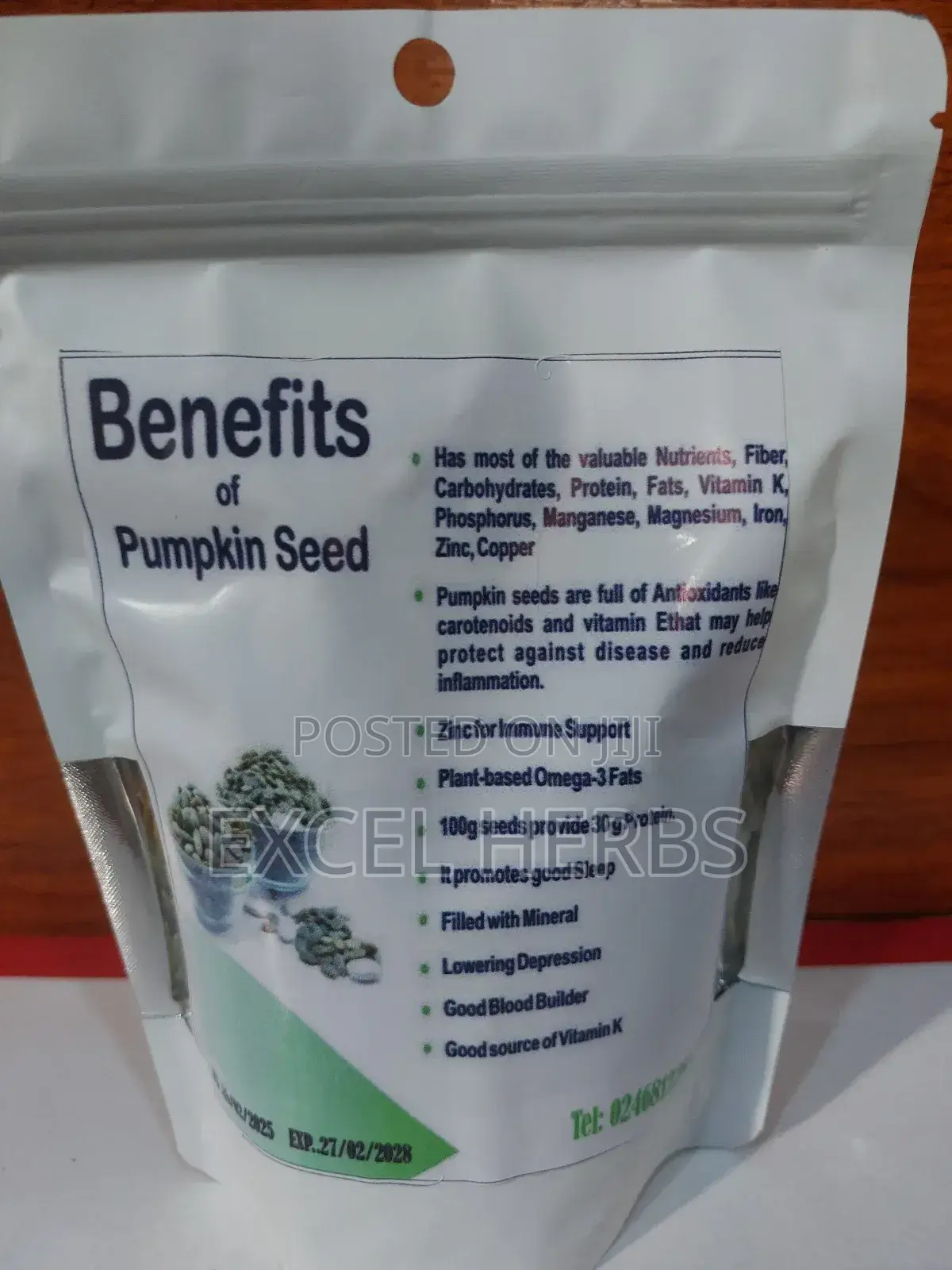 Pumpkin Seed( Support Heart, Prostate Health,)200gs