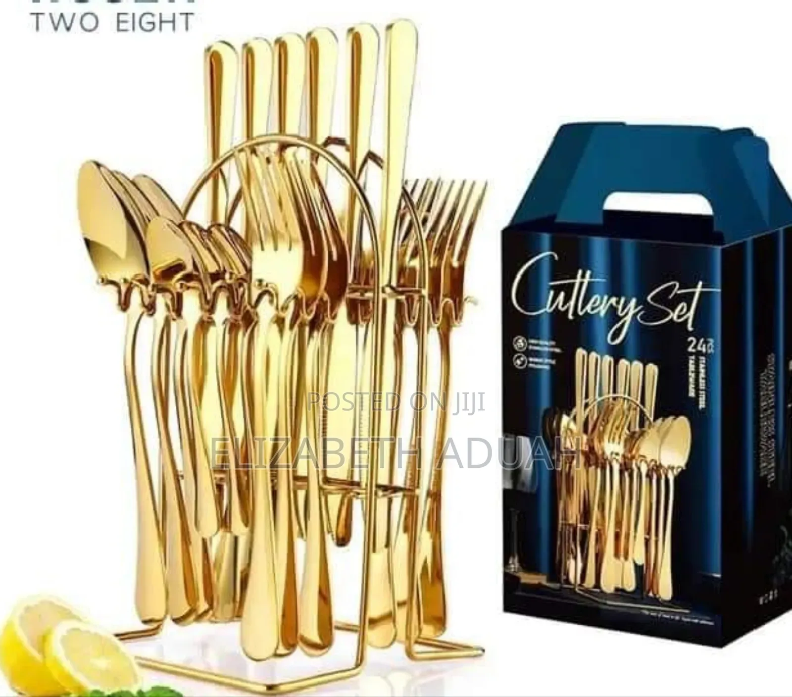 Cutlery Set With Stand