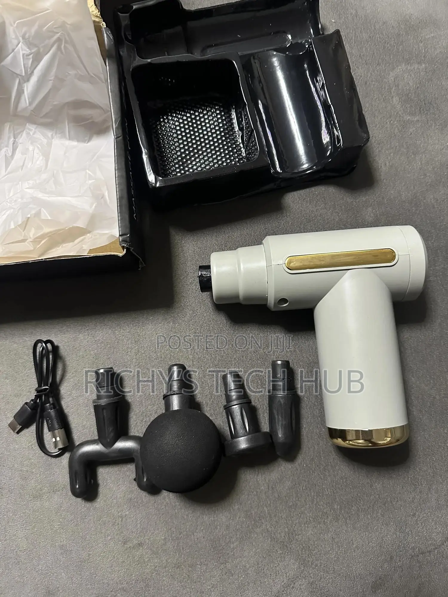 Fascia Electric Body Massage Gun With 4 Replaceable Head