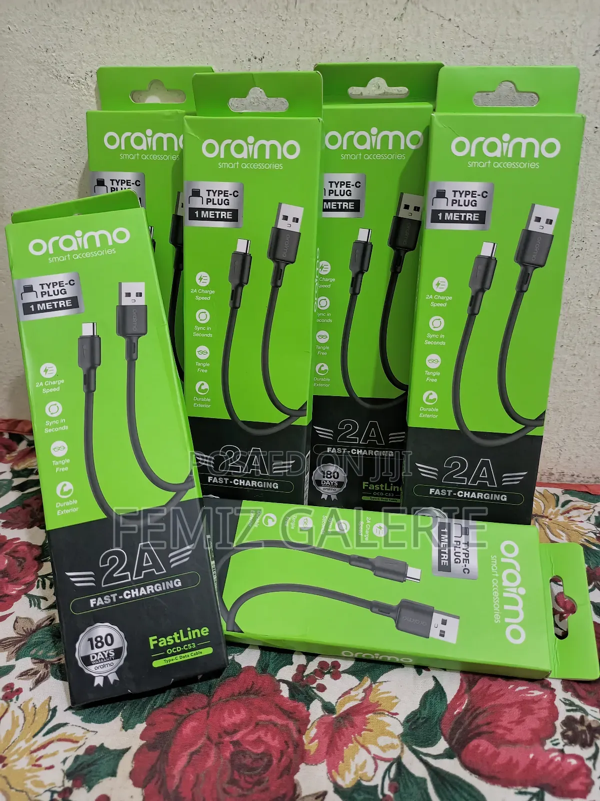 Oraimo Duraline 2 Usb-a to Type-C Charging and Data Cable