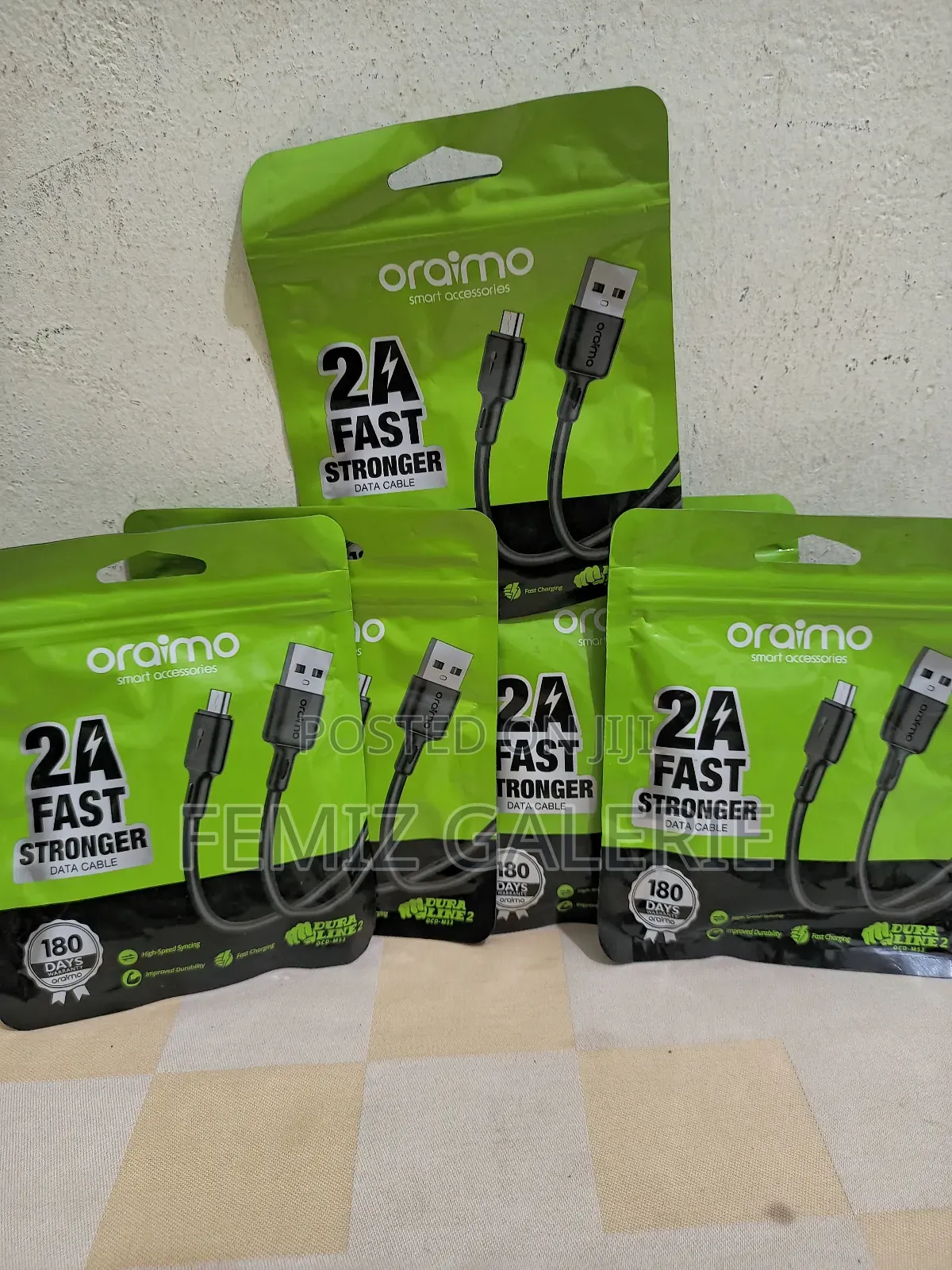 Oraimo Duraline 2 Usb-a To Mini-usb Fast Charging Cable