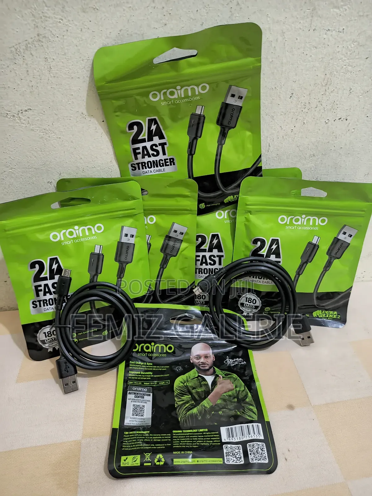 Oraimo Duraline 2 Usb-a To Mini-usb Fast Charging Cable