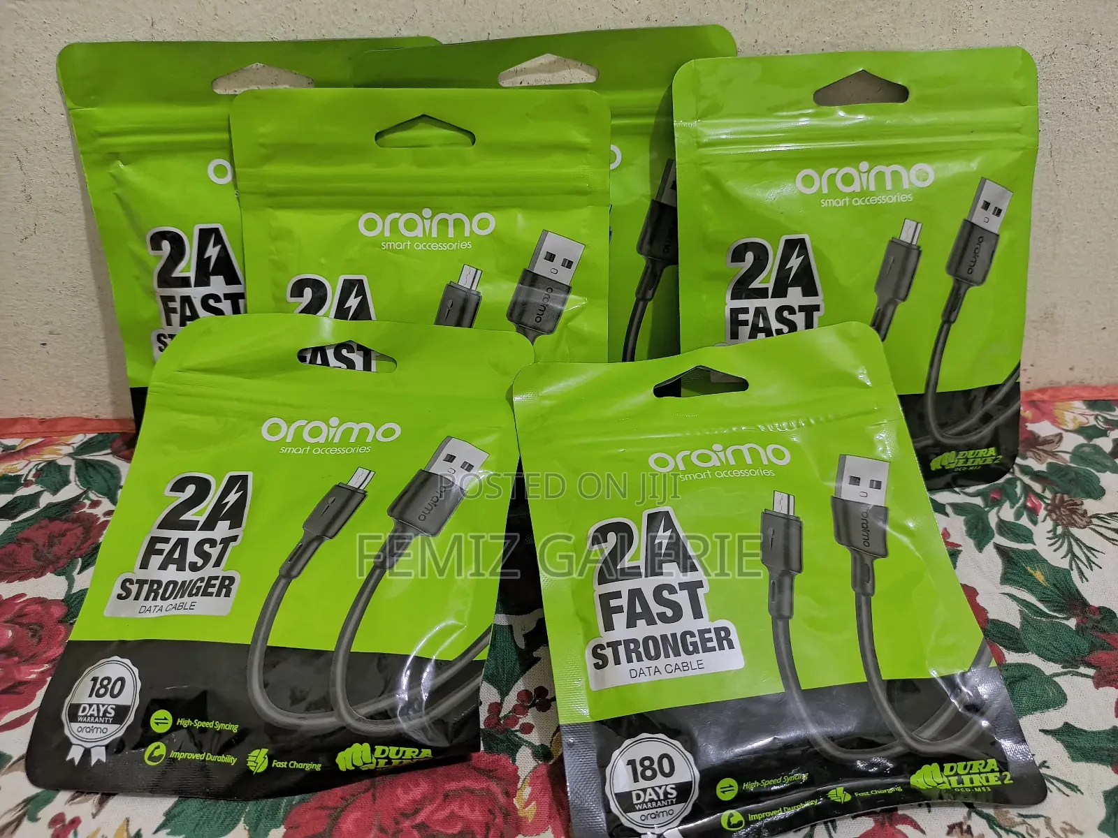 Oraimo Duraline 2 Usb-a to Mini-Usb Fast Charging Cable
