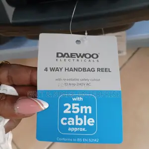 Brand New 25m Daewoo Electricals 4 Way Extension Reel FRM Uk