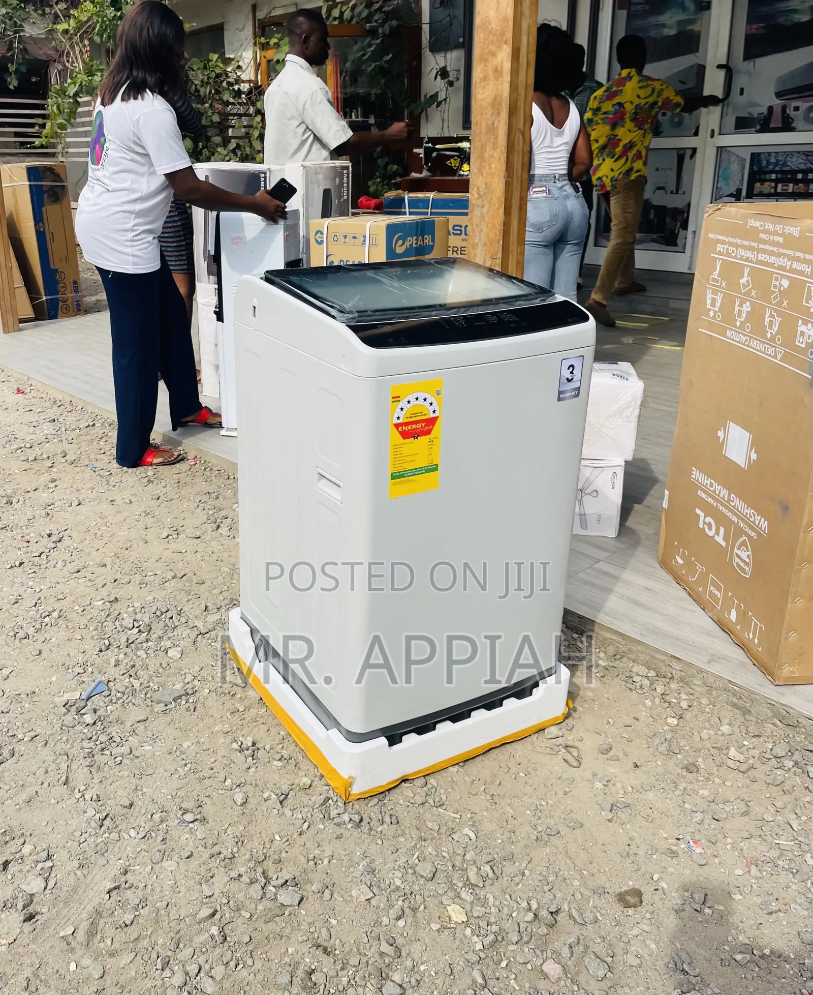 Latest and AffordableTcl 8kg Fullyauto Washing Machine,Gray