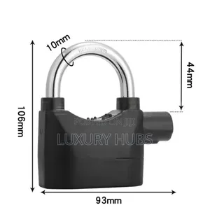 Alarm Padlock (Waterproof and Anti-Rust)