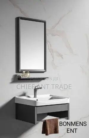 Mini Basin With Mirror Glass Stand Zjg5036