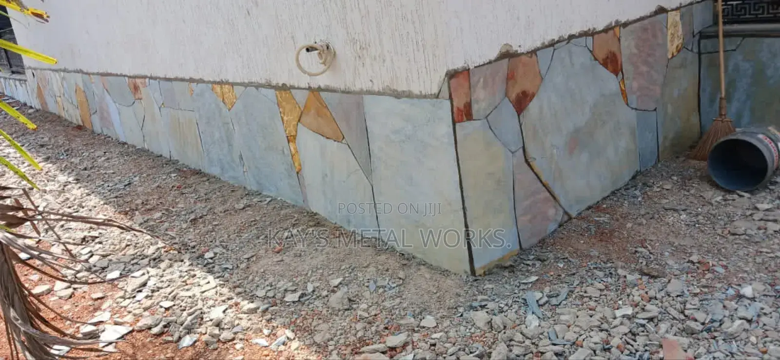 Local Marble Stone Laying.