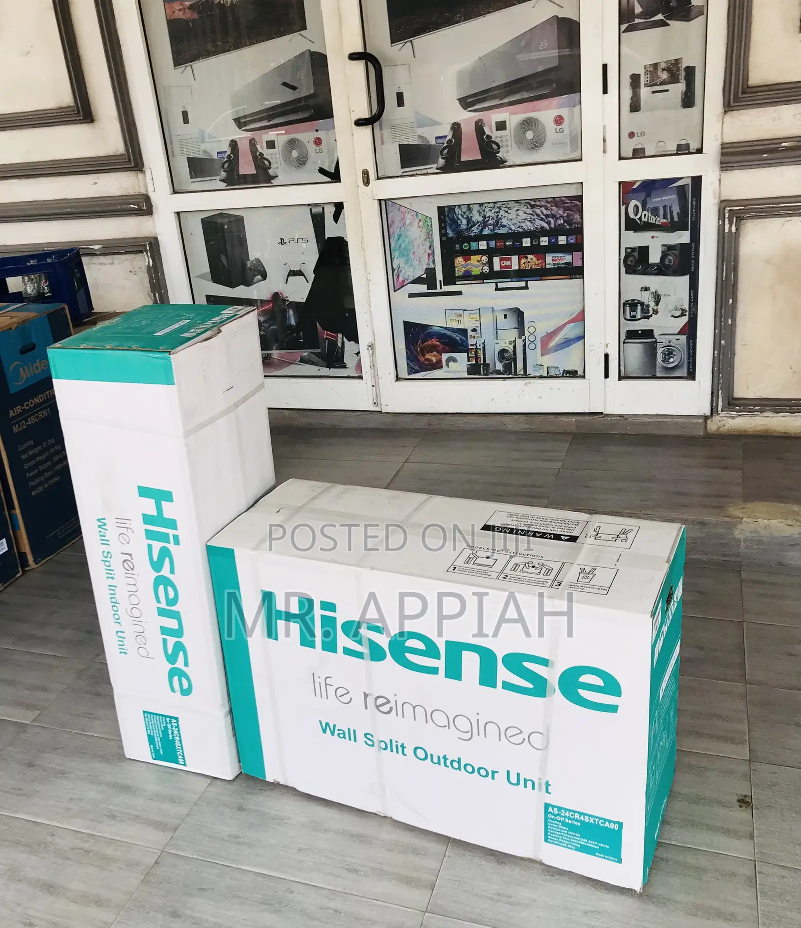 Classic Hisence 2.0hp Ac With Auto Turn on Turn Off.
