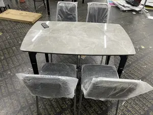 Dining Table With 4 Chairs With Marble Top