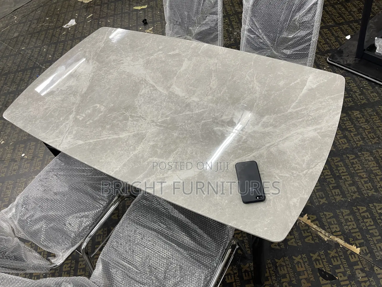 Dining Table With 4 Chairs With Marble Top