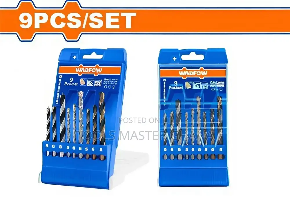 9 Pcs Drill Bits Set # Wtd6b01