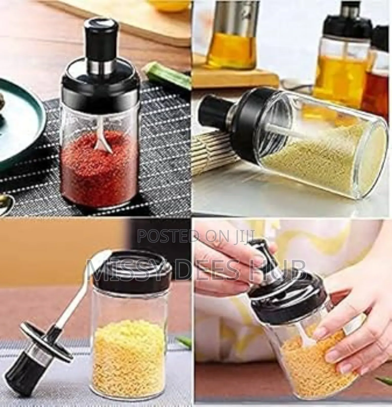 Spice Bottle With Spoon