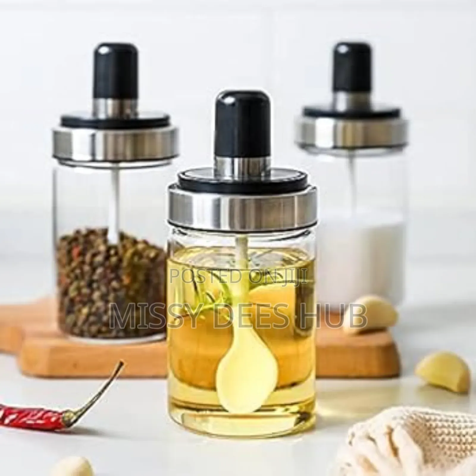 Spice Bottle With Spoon