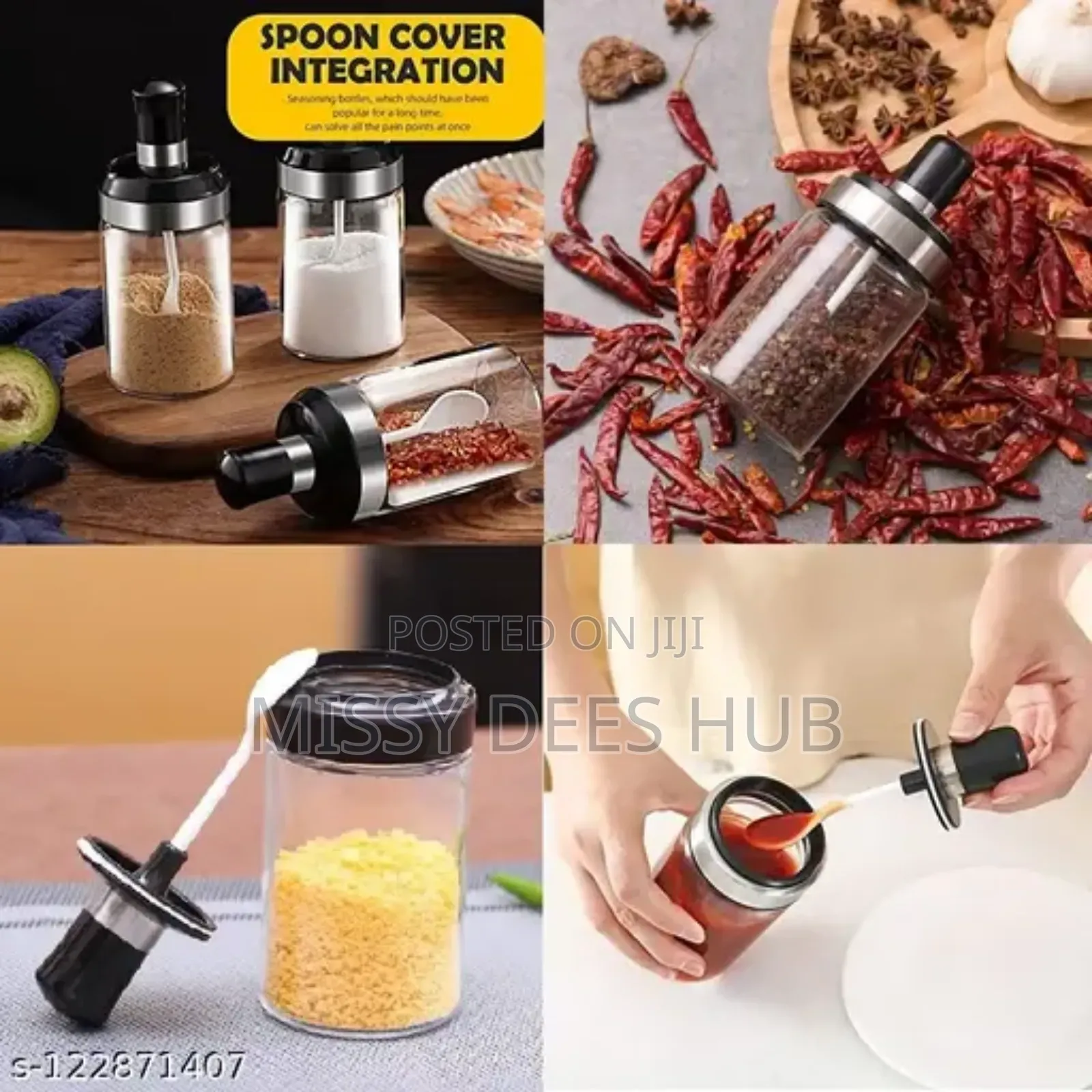 Spice Bottle With Spoon