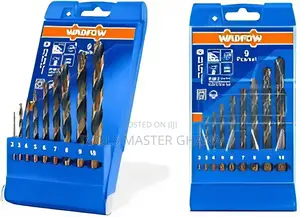 9 Pcs Hss Twist Drill Bits Set # Wtd6b02