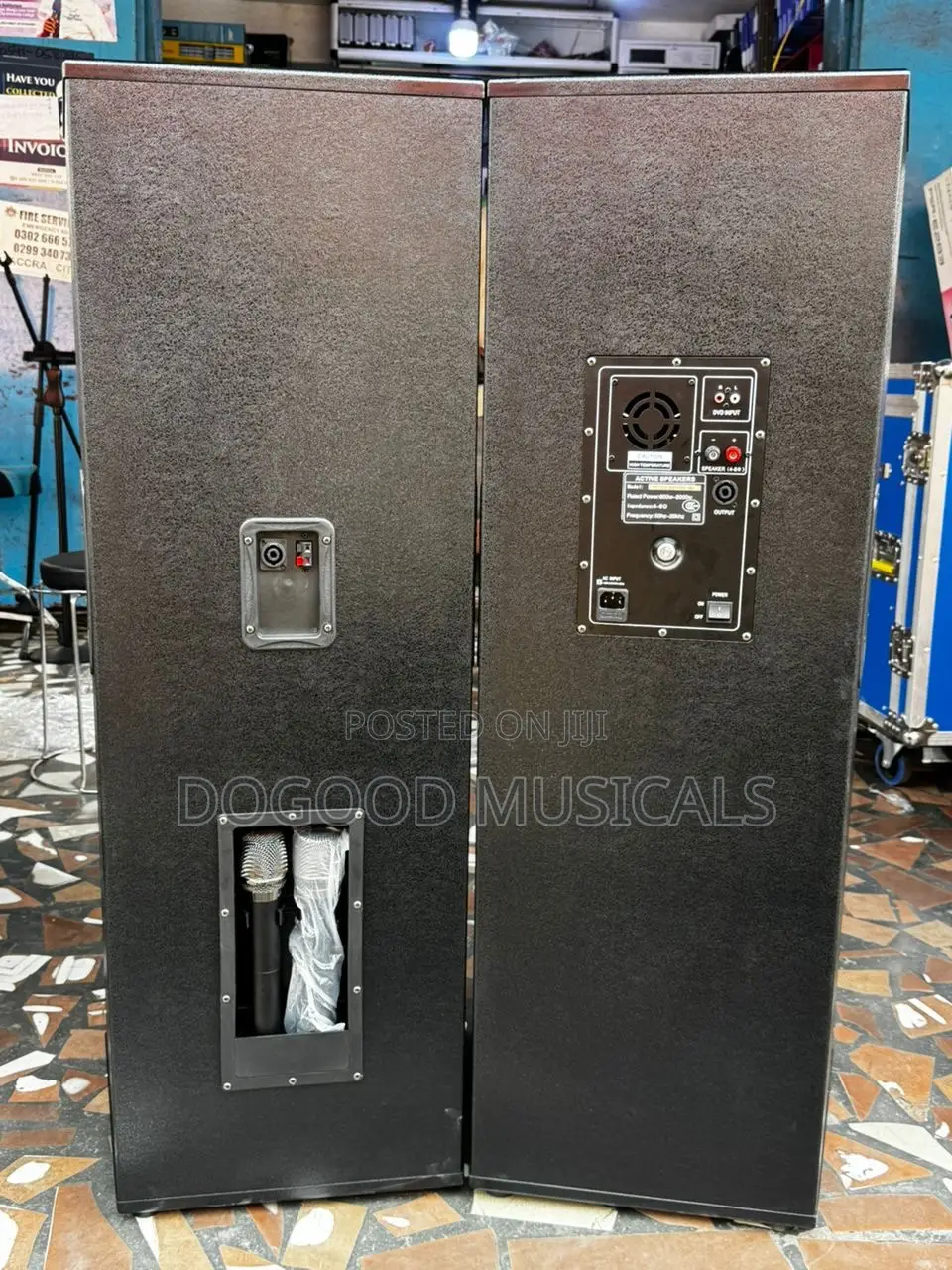 Jac 215 Full Range Active Speaker With 2-wireless Microphone