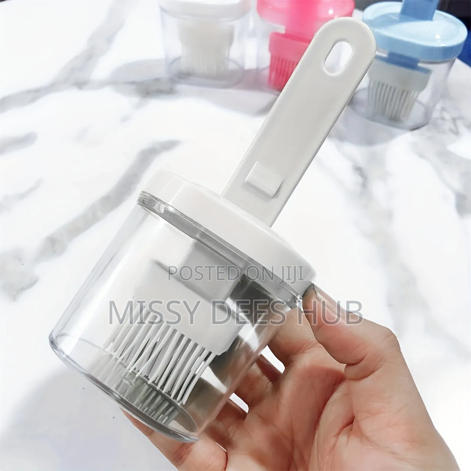 Plastic Oil Bottle + Silicone Brush