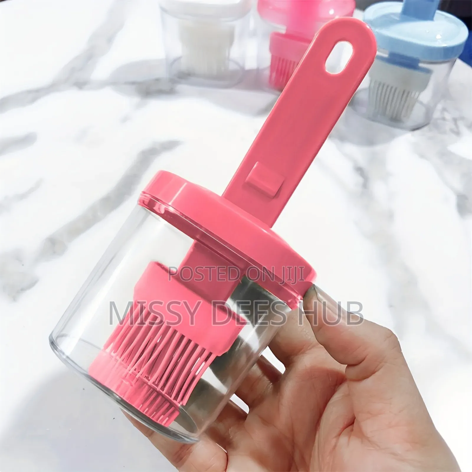 Plastic Oil Bottle + Silicone Brush