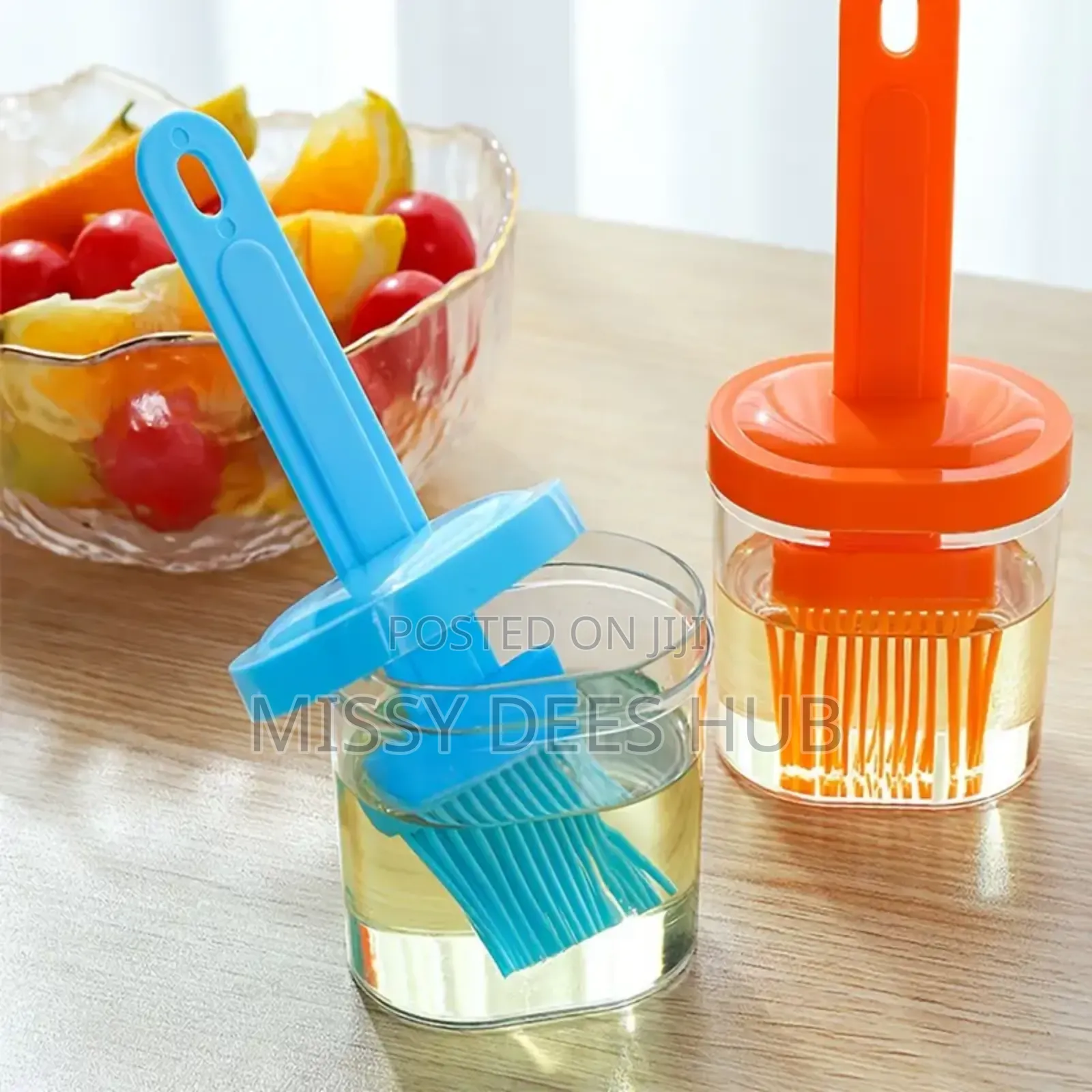 Plastic Oil Bottle + Silicone Brush