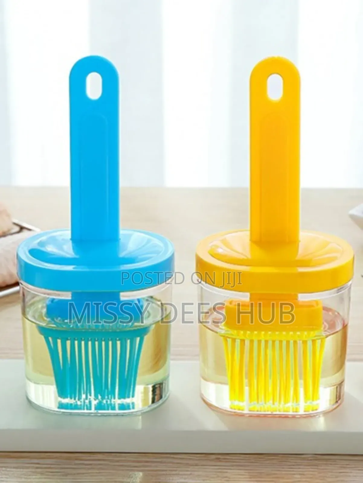 Plastic Oil Bottle + Silicone Brush