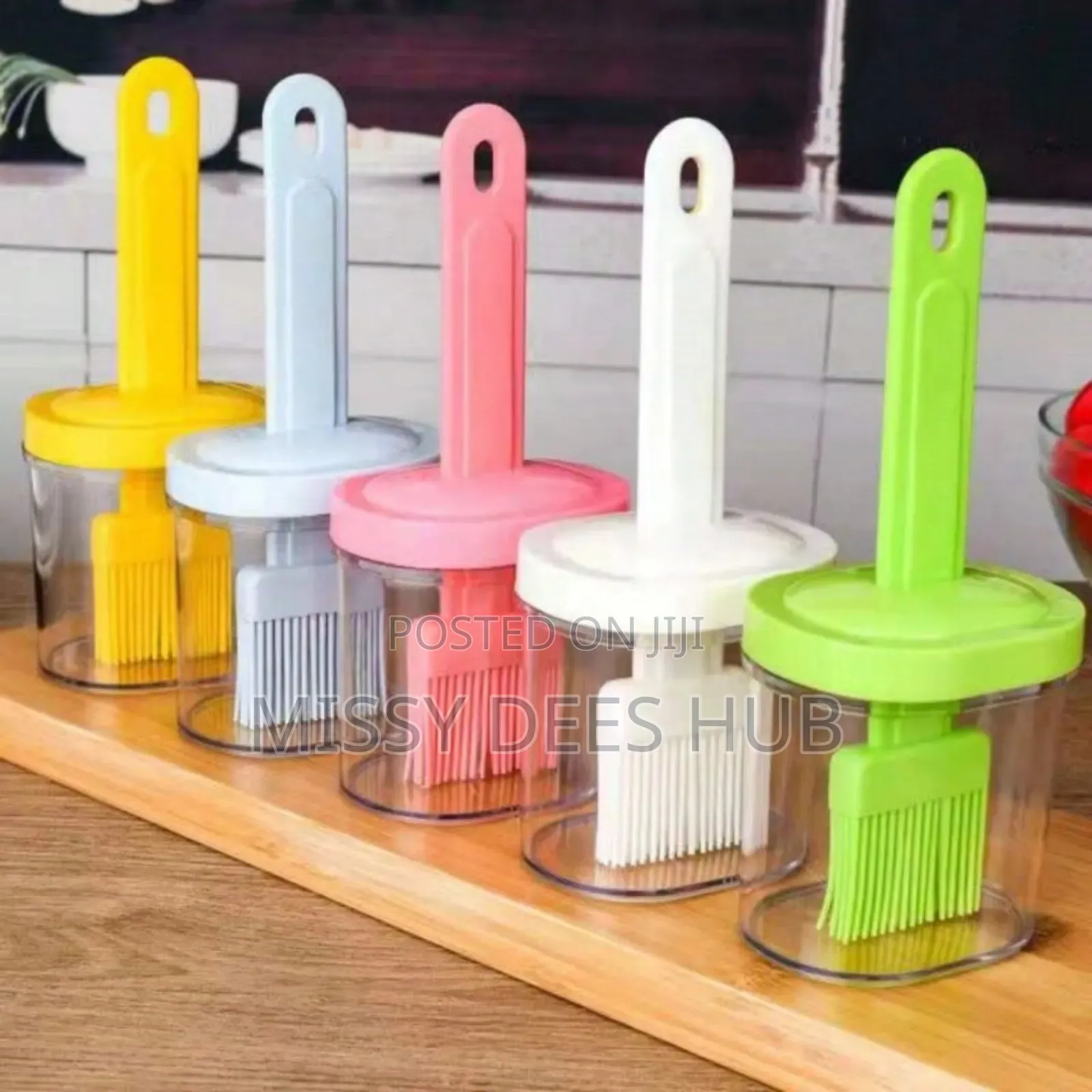 Plastic Oil Bottle + Silicone Brush
