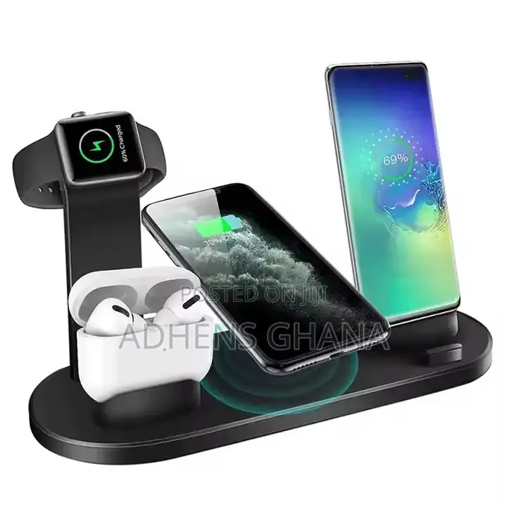 6 in 1 Wireless Charger Portable 6 in 1 Fast Charging