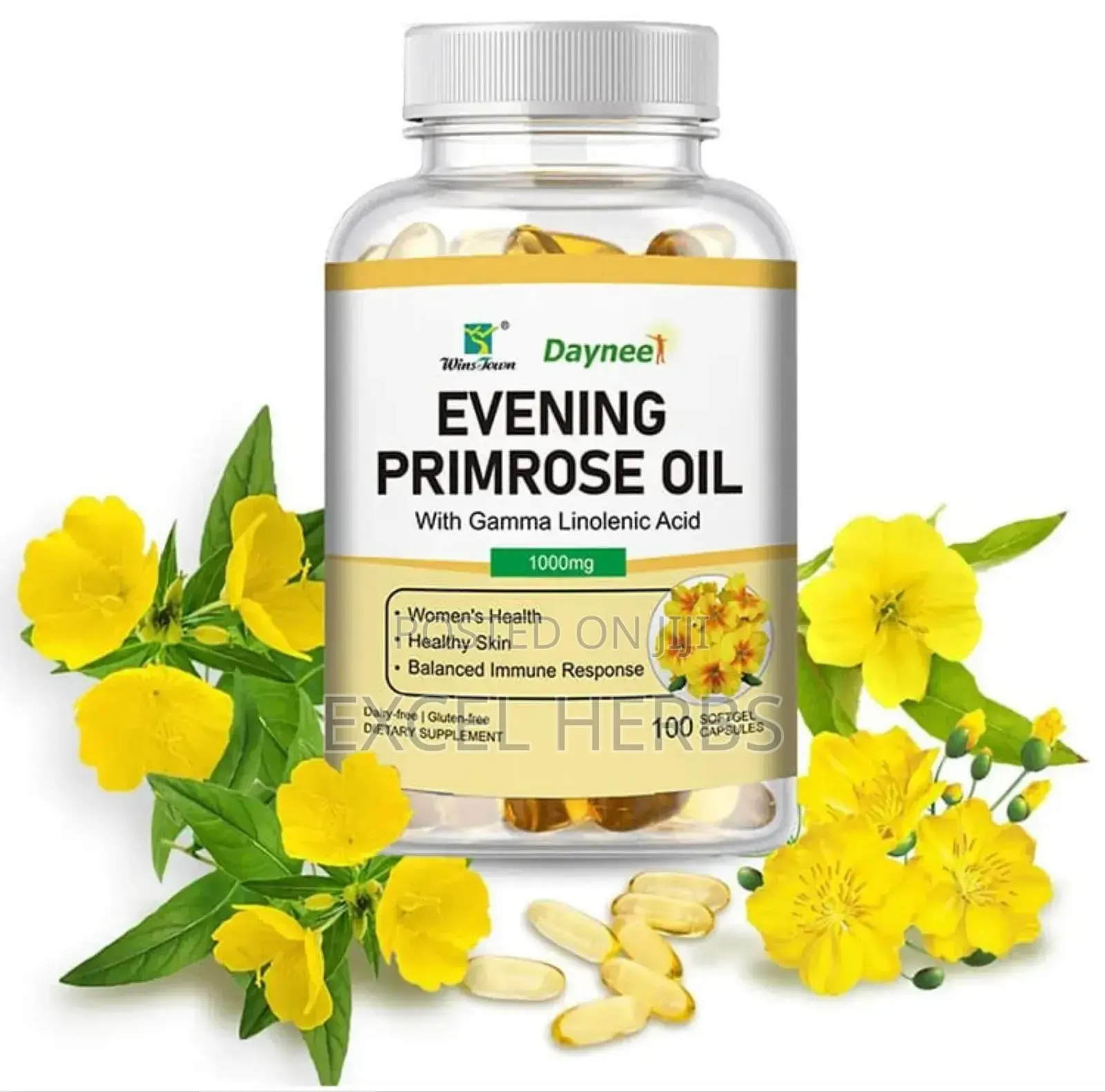 Daynee Evening Primrose Oil 100 Soft Gel Capsules