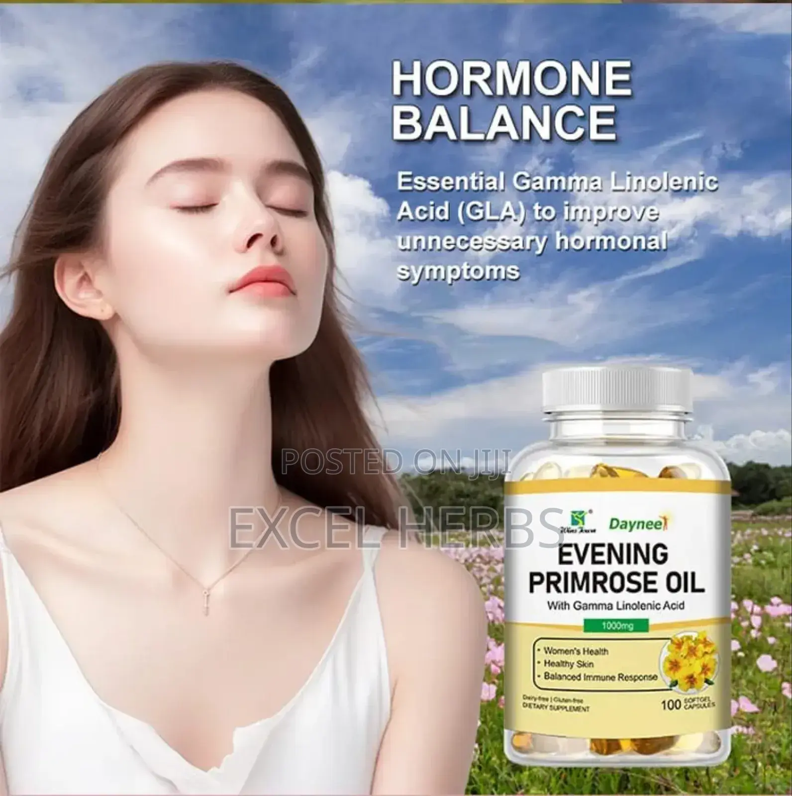 Daynee Evening Primrose Oil 100 Soft Gel Capsules