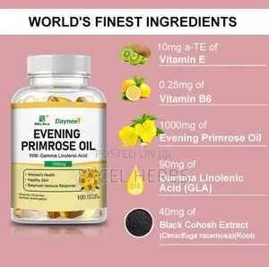 Daynee Evening Primrose Oil 100 Soft Gel Capsules